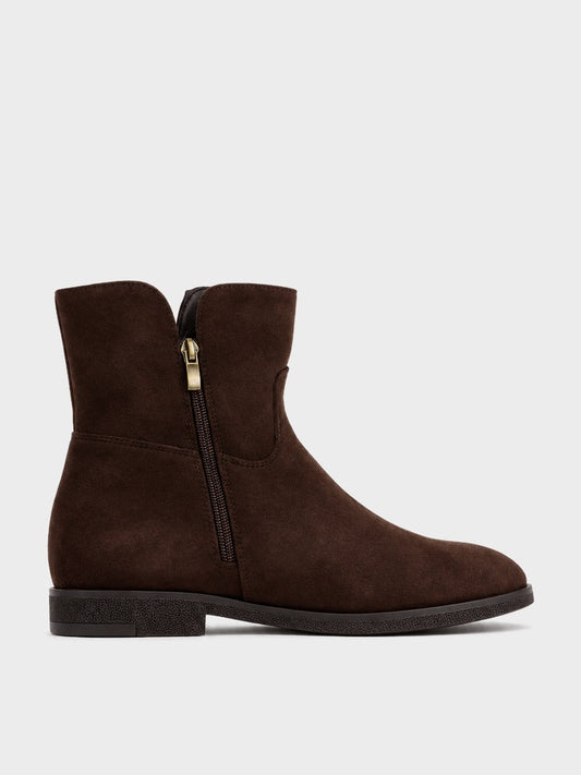 Stivaletto Zip Minimal - GA2627 - marrone
