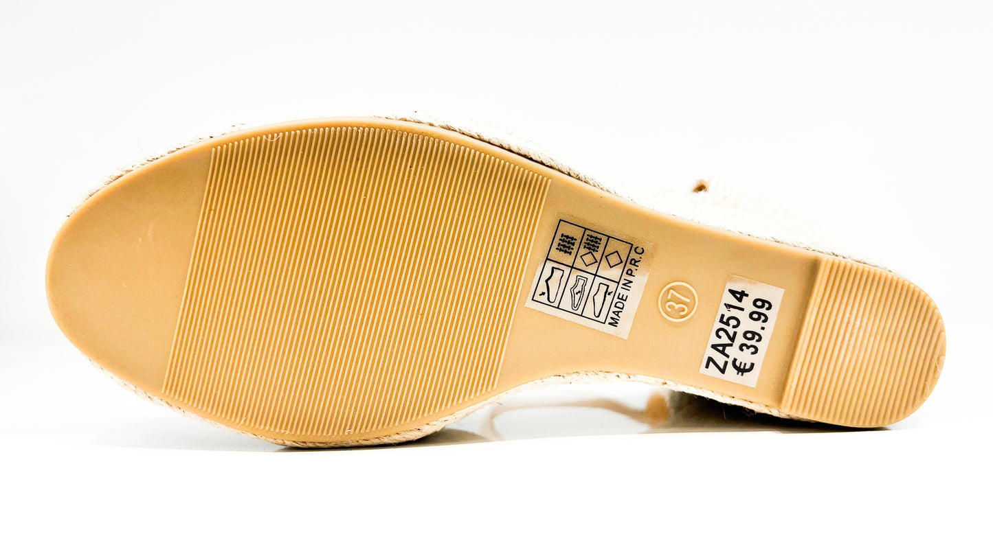 Suede High Wedge Sandals - ZA2514