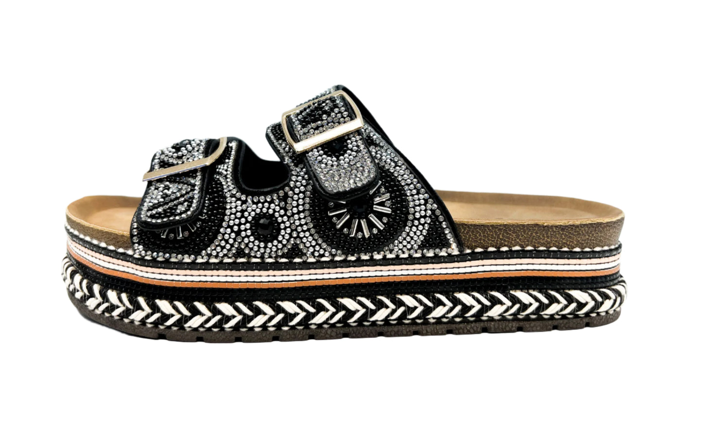 Tall Wedge Heel Slippers - CA2414