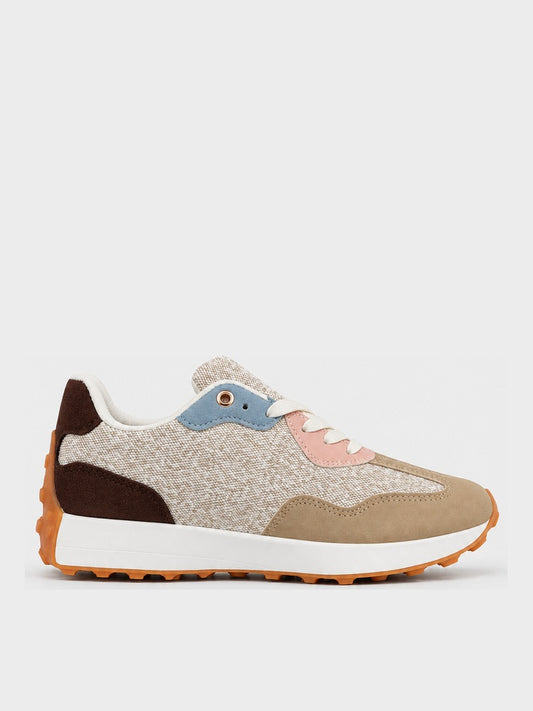 Sneaker Platform a Pannelli - KA2618 - kaki