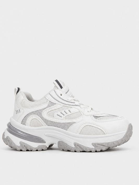 Sneaker Chunky con Flatform - KA2621 - bianco