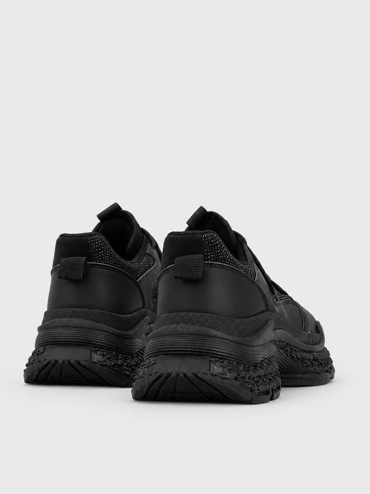 Sneaker Flatform Chunky - KA2622 - nero