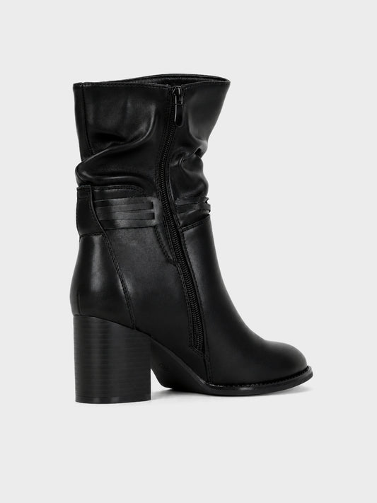 Stivale Midi con Frange - RQQ8 - nero