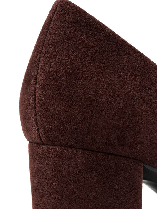 Décolleté Tacco Largo - TA2631 - marrone