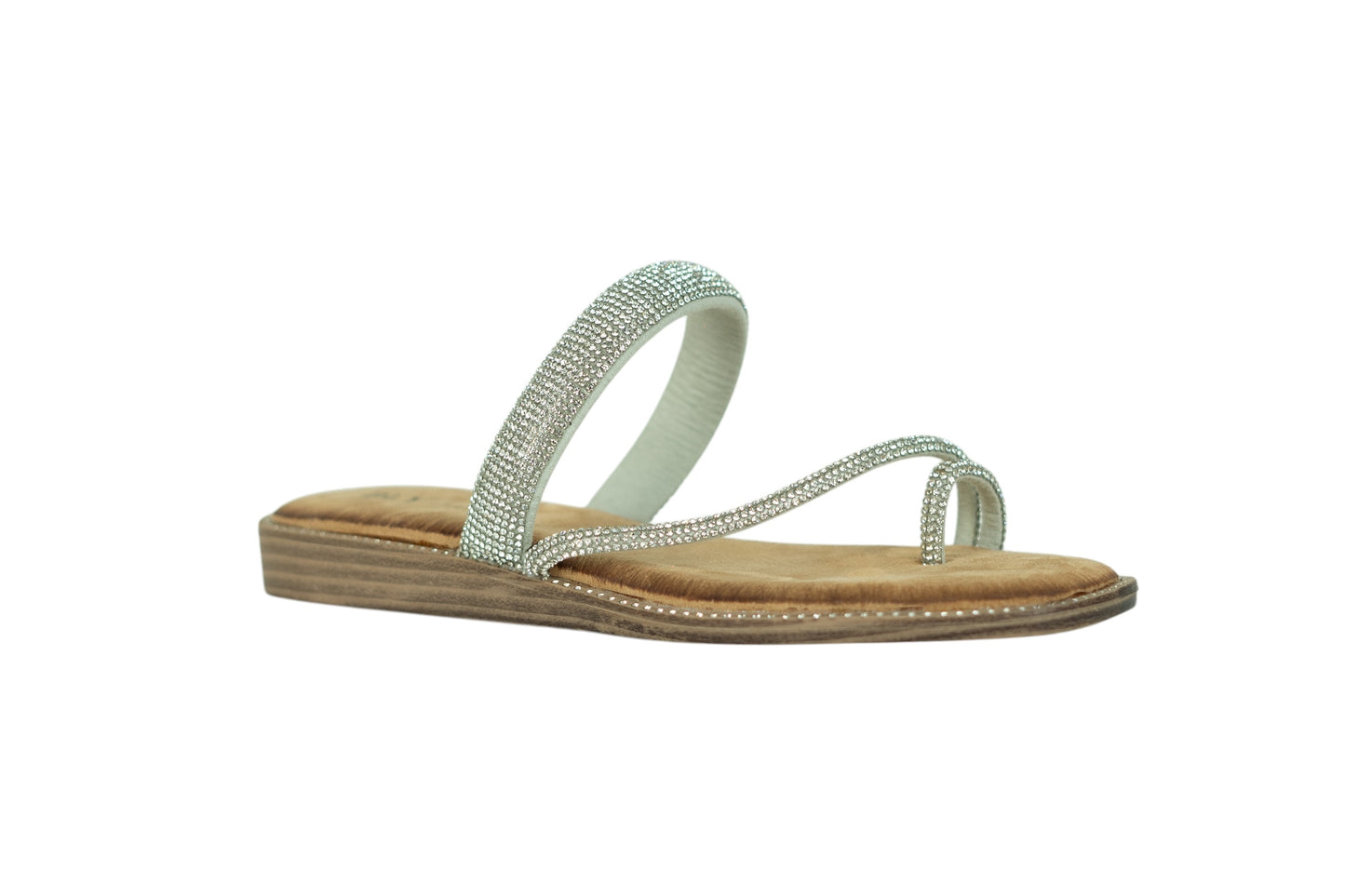 Slippers with Silver Glitter- CA2511