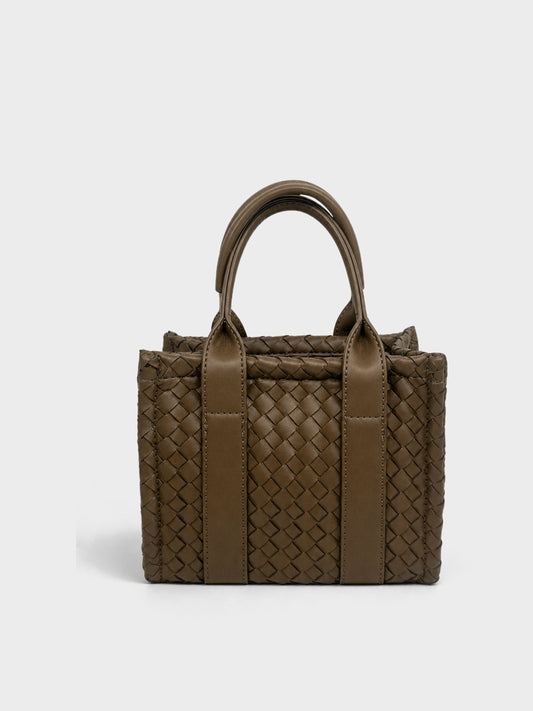 Mini Borsa - PH1827 — borsa donna in ecopelle nei colori bordeaux, cammello, kaki