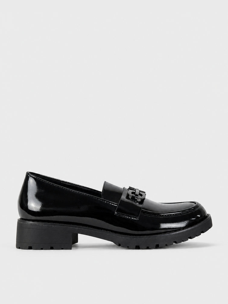 Mocassino Elegante Nero Lucido - FA2403