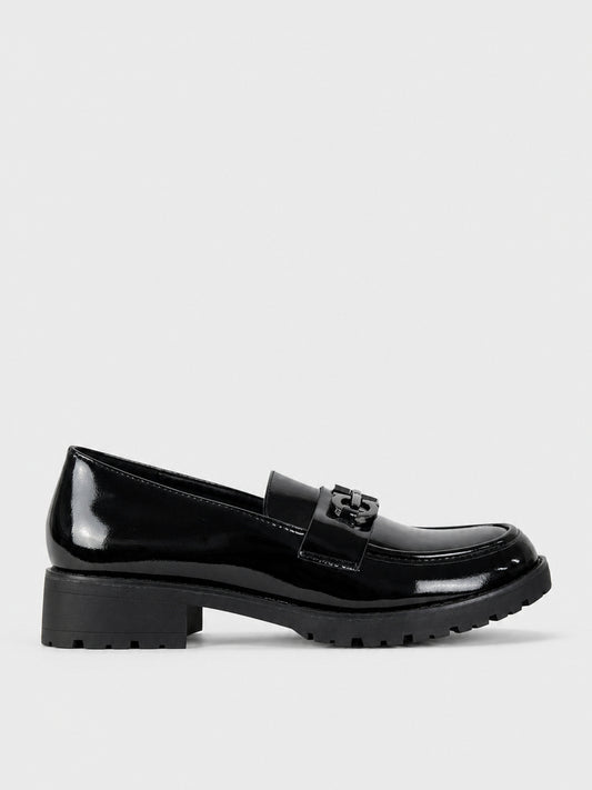 Mocassino Elegante Nero Lucido - FA2403