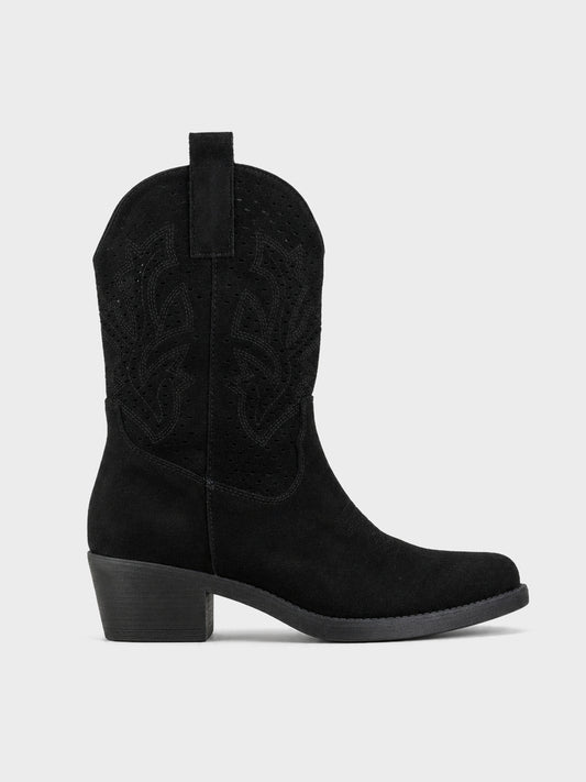 Texano camoscio, tacco 5cm - GA2401