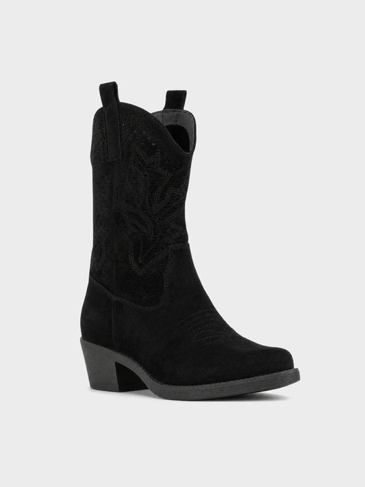 Texano camoscio, tacco 5cm - GA2401