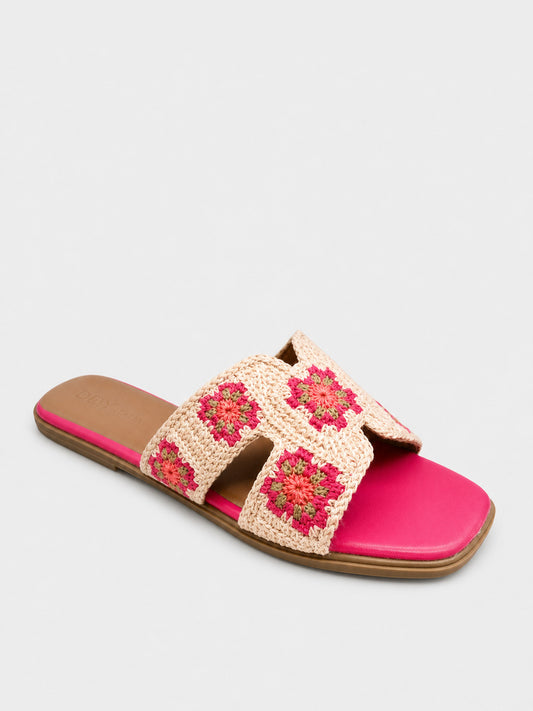 Ciabatte con fiori - CA2510