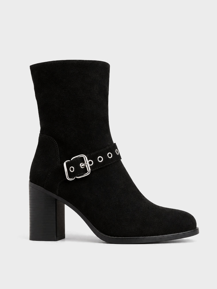 Stivaletto Cinturino con Fibbia - BL88220-3 - nero