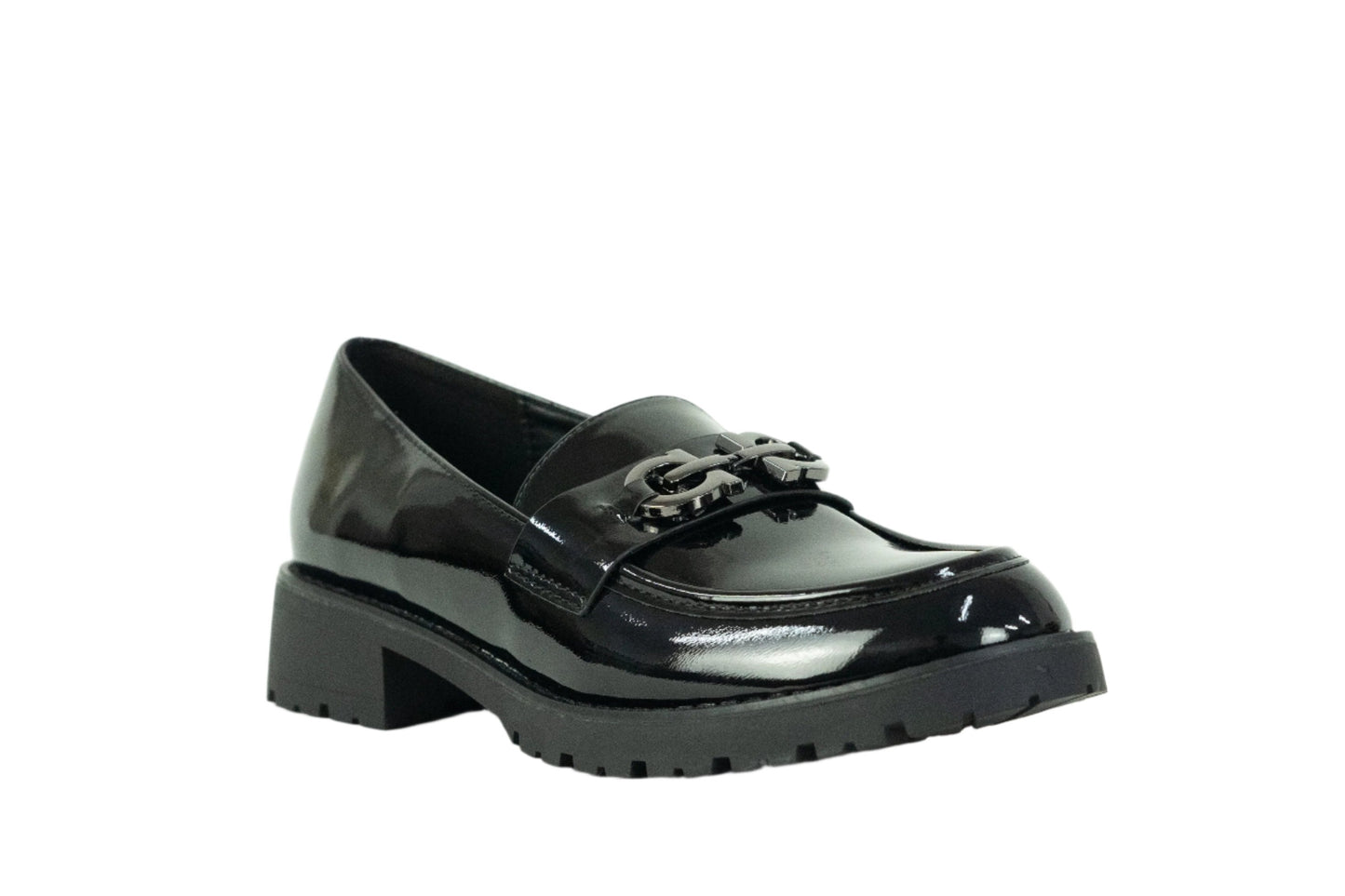 Mocassino Elegante Nero Lucido - FA2403