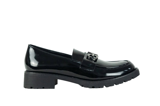 Mocassino Elegante Nero Lucido - FA2403