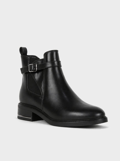 Tronchetto Chelsea con Fibbia - GA2608 - nero