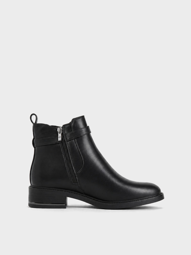 Tronchetto Chelsea con Fibbia - GA2608 - nero