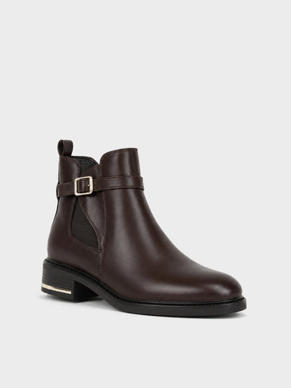 Tronchetto Chelsea con Fibbia - GA2608 - marrone