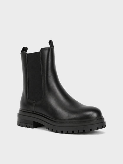 Stivaletto Chelsea Platform - GA2612 - nero