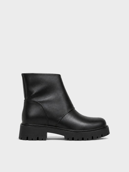 Stivaletto Biker con Fibbia - GA2615 - nero PU