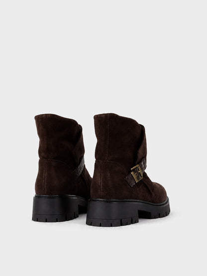 Stivaletto Biker con Fibbia - GA2615 - marrone