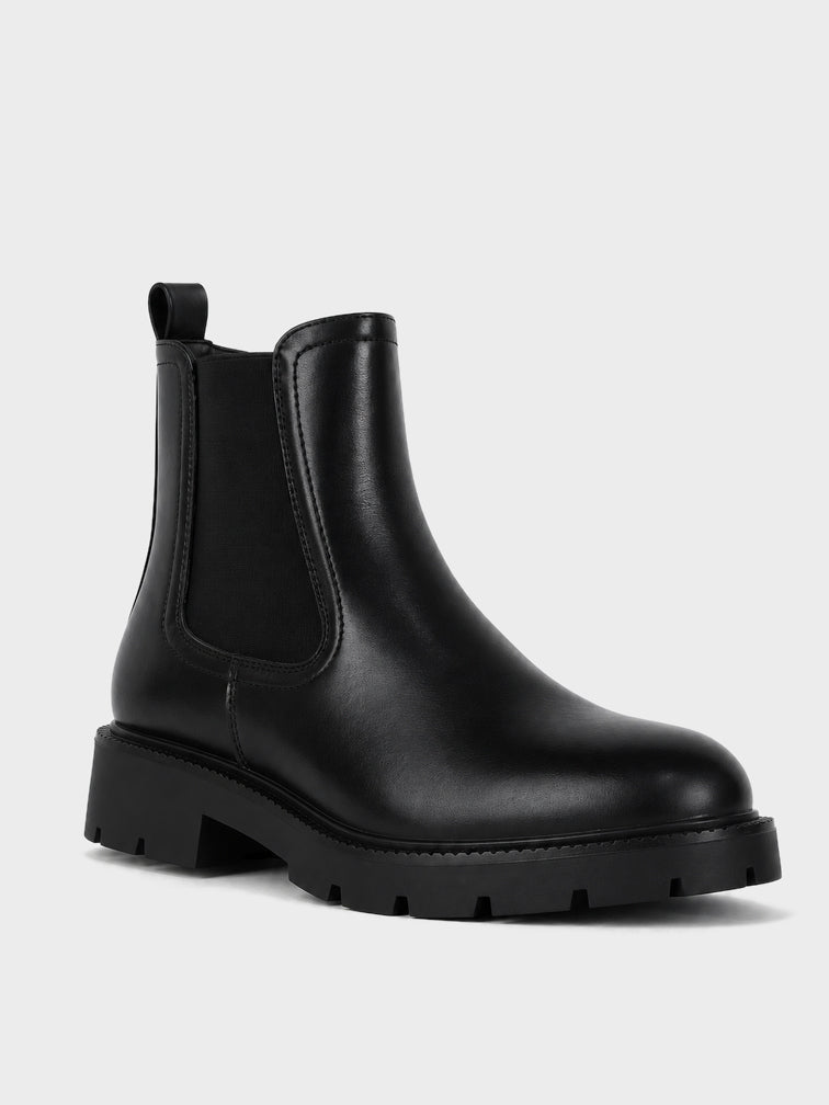 Stivaletto Chelsea Carrarmato - GA2616 - nero