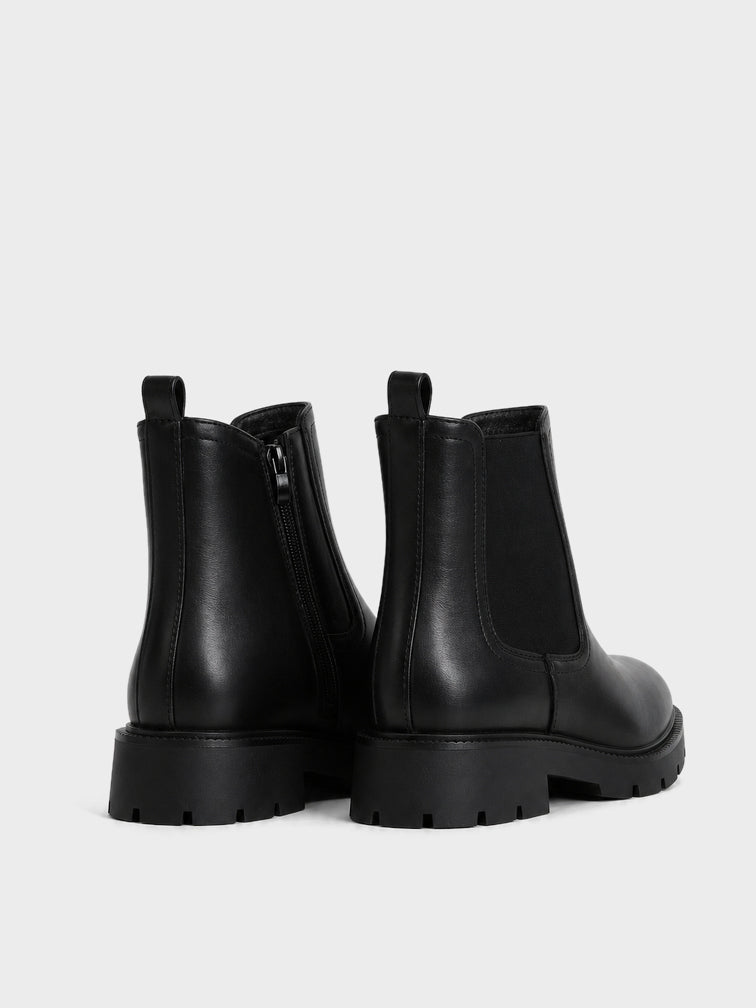 Stivaletto Chelsea Carrarmato - GA2616 - nero