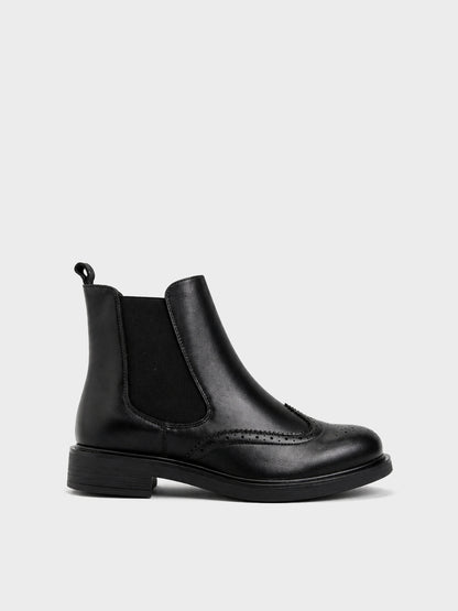 Stivaletto Chelsea Traforato - GA2617 - nero