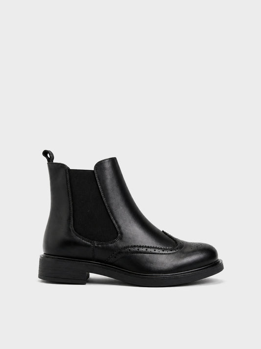 Stivaletto Chelsea Traforato - GA2617 - nero