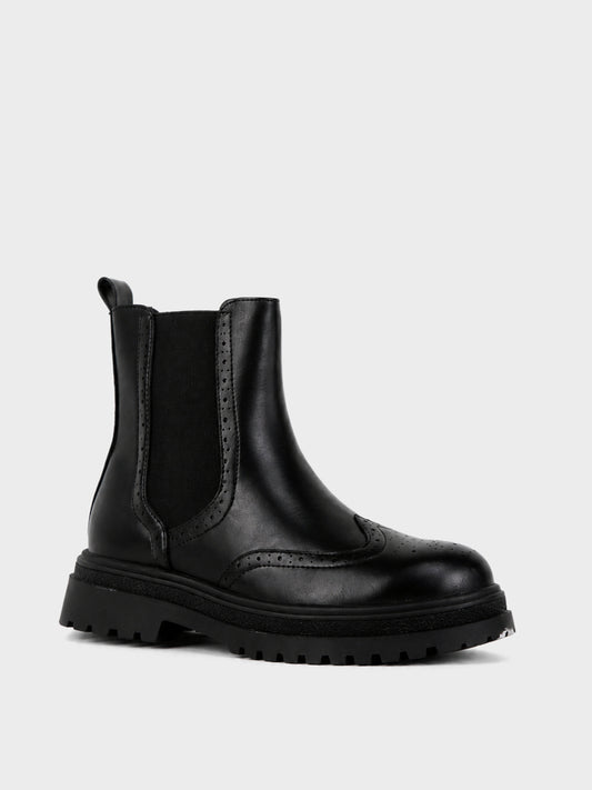 Stivaletto Chelsea Brogue - GA2618 - nero