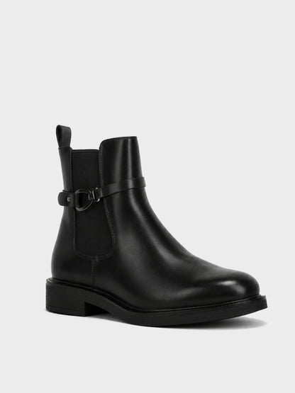 Stivaletto Chelsea con Listino - GA2619 - nero