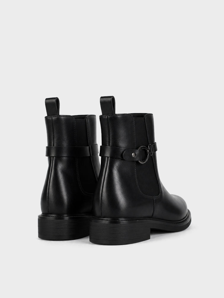 Stivaletto Chelsea con Listino - GA2619 - nero
