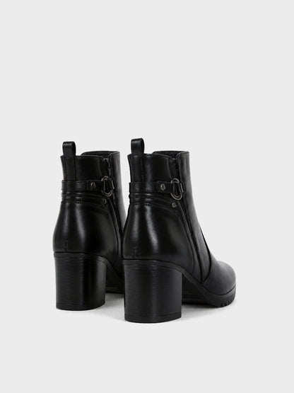 Stivaletto con Fibbia e Carrarmato - GA2621 - nero