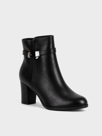 Stivaletto Cinturino con Morsetto - GA2622 - nero