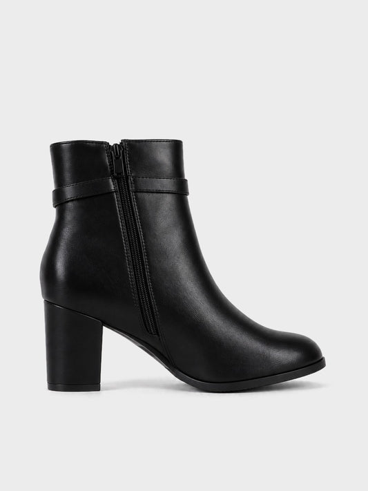 Stivaletto Cinturino con Morsetto - GA2622 - nero