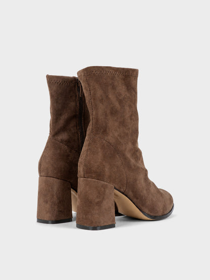 Stivaletto Elasticizzato Tacco Largo - GA2623 - kaki