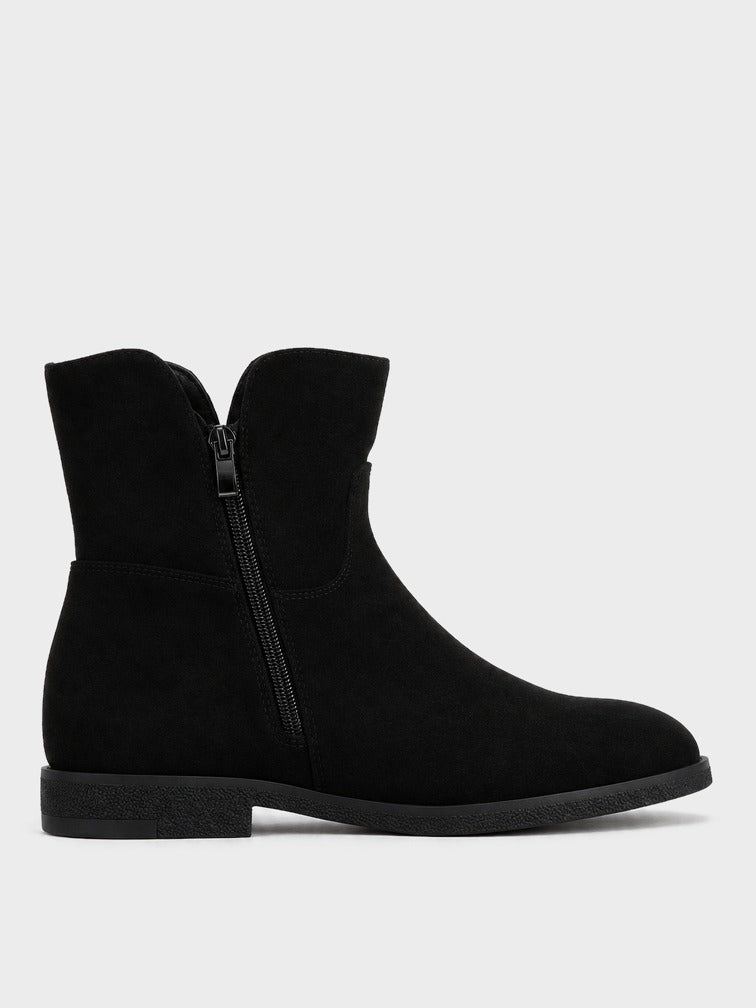 Stivaletto Zip Minimal - GA2627 - nero