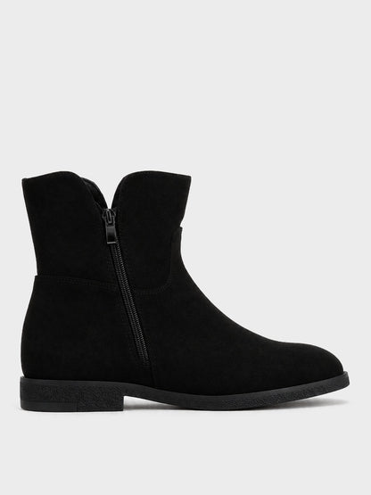 Stivaletto Zip Minimal - GA2627 - nero