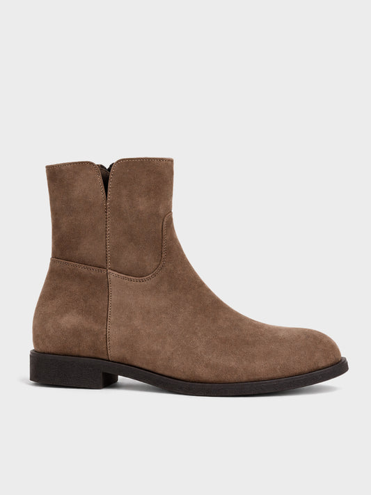 Stivaletto Zip Minimal - GA2627 - kaki