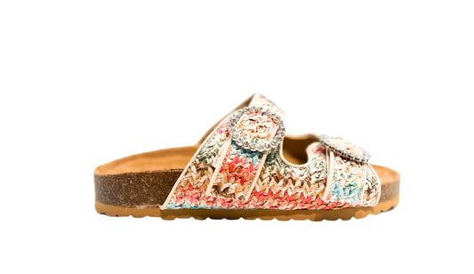 Straw Slippers - CA2542