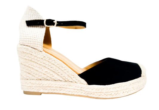 Suede High Wedge Sandals - ZA2514