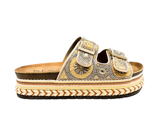 Tall Wedge Heel Slippers - CA2414