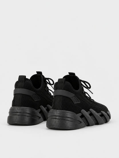 Sneaker a Calza in Maglia - KA2611 - nero