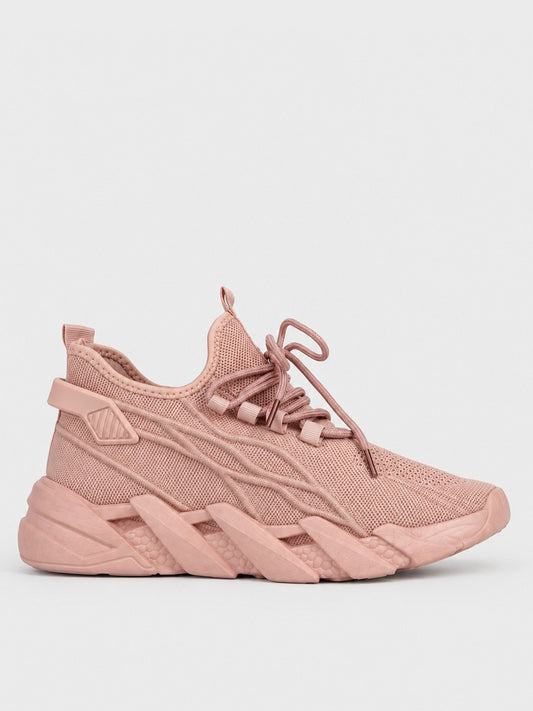 Sneaker a Calza in Maglia - KA2611 - rosa