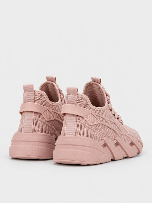 Sneaker a Calza in Maglia - KA2611 - rosa