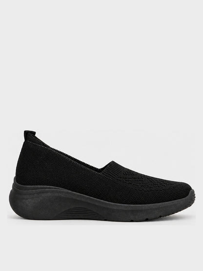 Sneaker Slip-on in maglia - KA2612 - nero