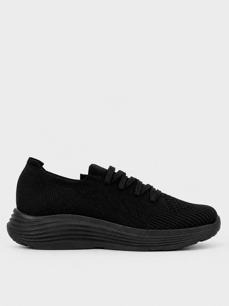 Sneaker Knit Flatform - KA2613 - nero
