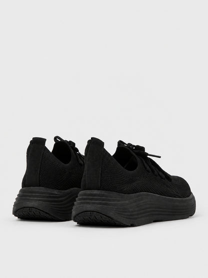 Sneaker Knit Flatform - KA2613 - nero