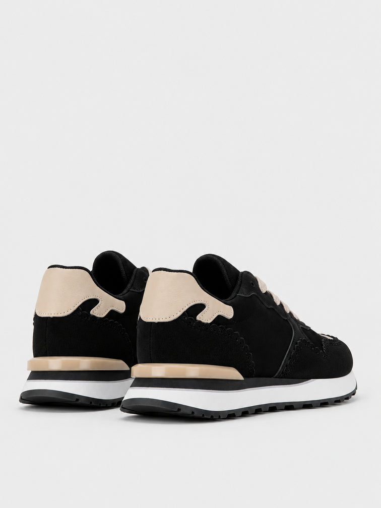 Sneaker Pannelli con Animalier - KA2617 - nero