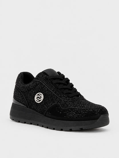 Sneaker Flatform Gioiello - KA2620 - nero