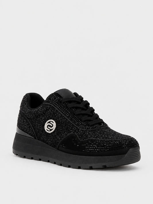 Sneaker Flatform Gioiello - KA2620 - nero
